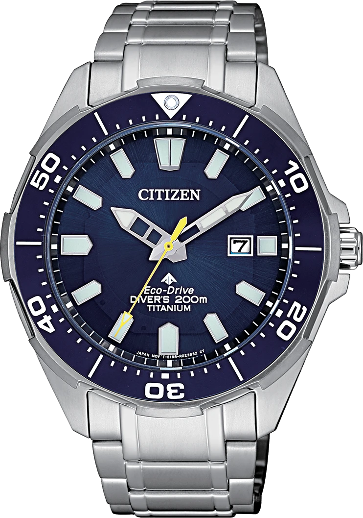 Promaster Dive Blue Dial Titanium Bracelet BN0201-88L | CITIZEN